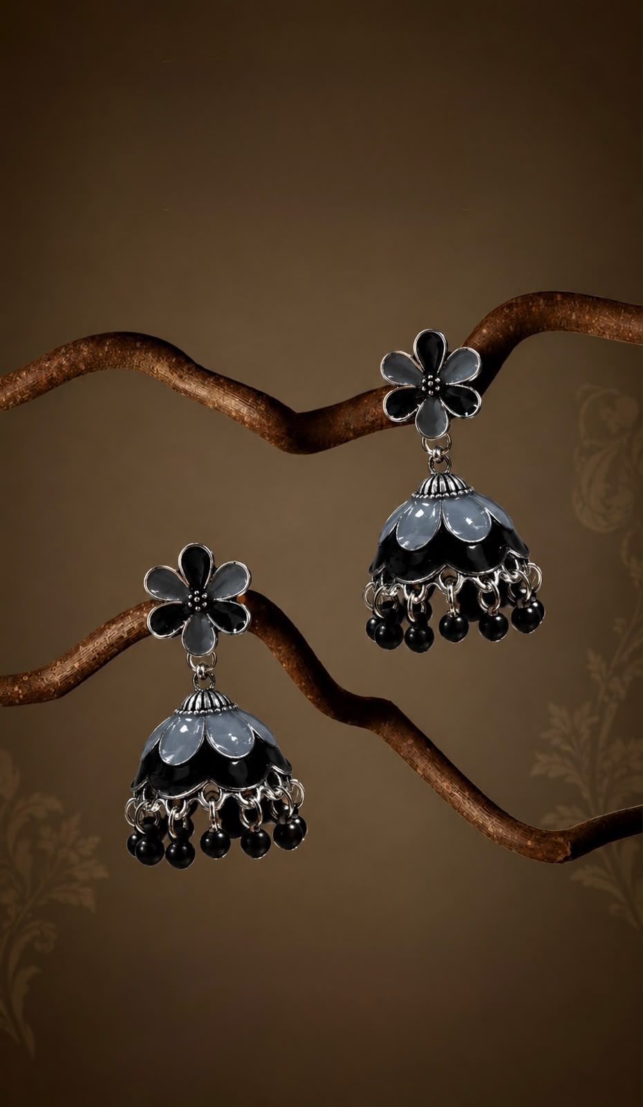Floral Jhumka