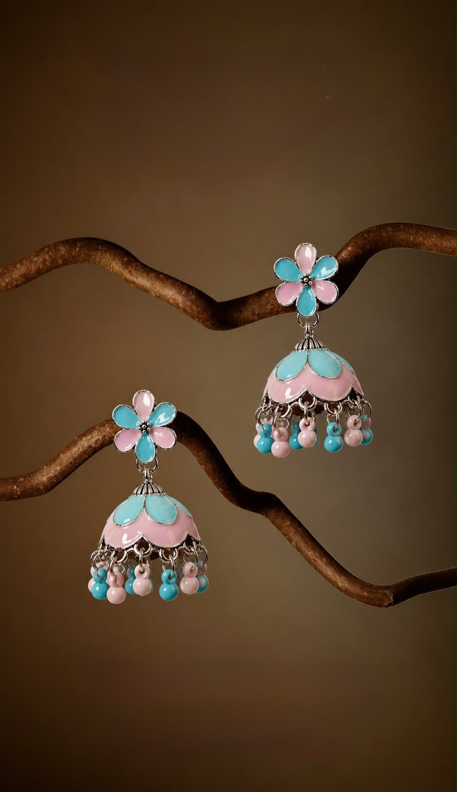 Floral Jhumka