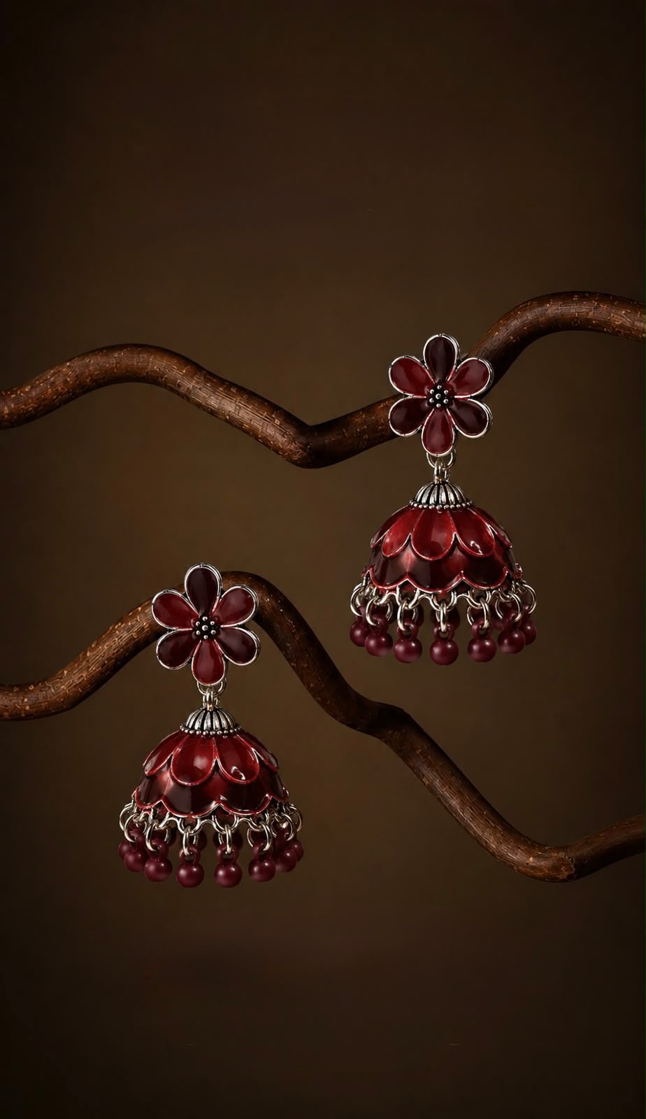 Floral Jhumka