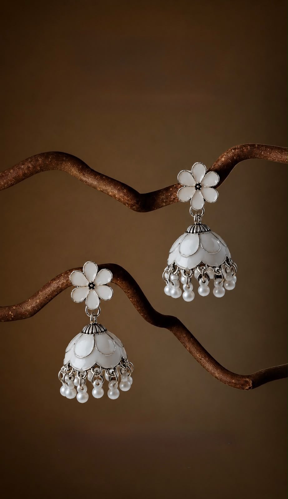 Floral Jhumka