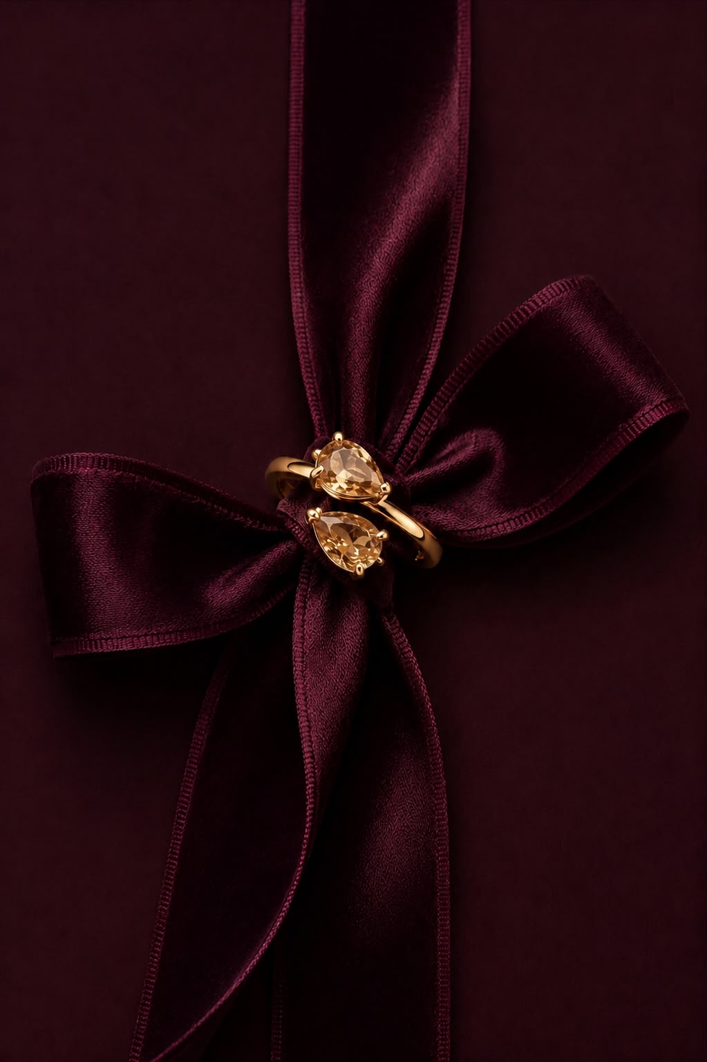 Ruby Bloom Open Ring