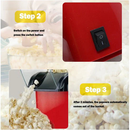 Mini Popcorn Machine UAE | Oil-Free Healthy Popcorn Machine